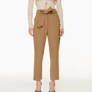 Aritzia Wilfred High-waisted Tie-waist Trousers Size 4